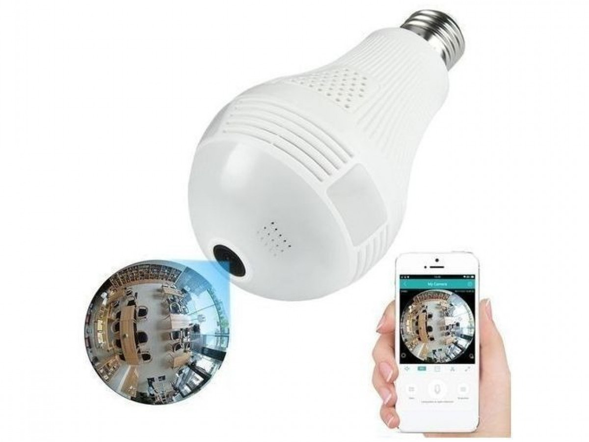 360° Panoramic Wifi bulb Security Camera 360° Panoramic Wifi bulb Security Camera