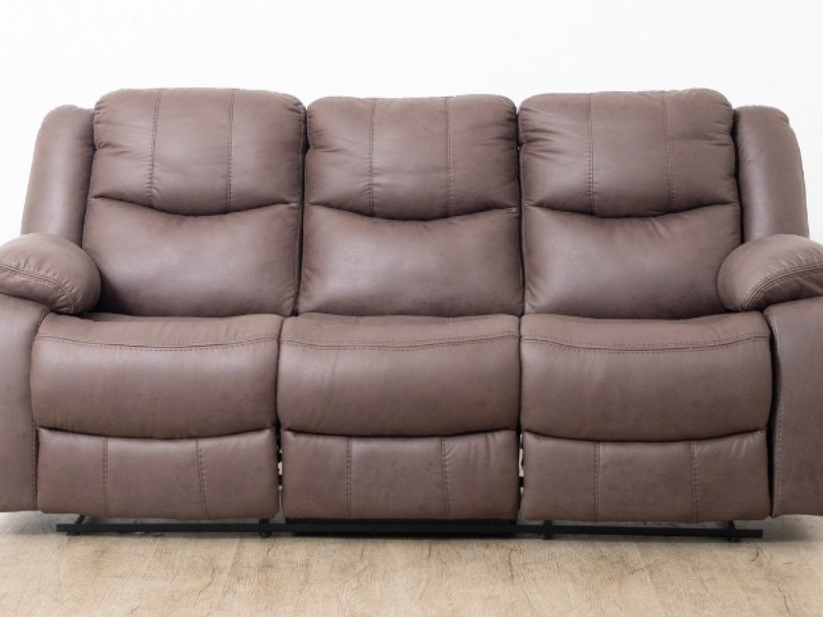 3 Seater Fabric Recliner-Wekola Furniture 3 Seater Fabric Recliner-Wekola Furniture