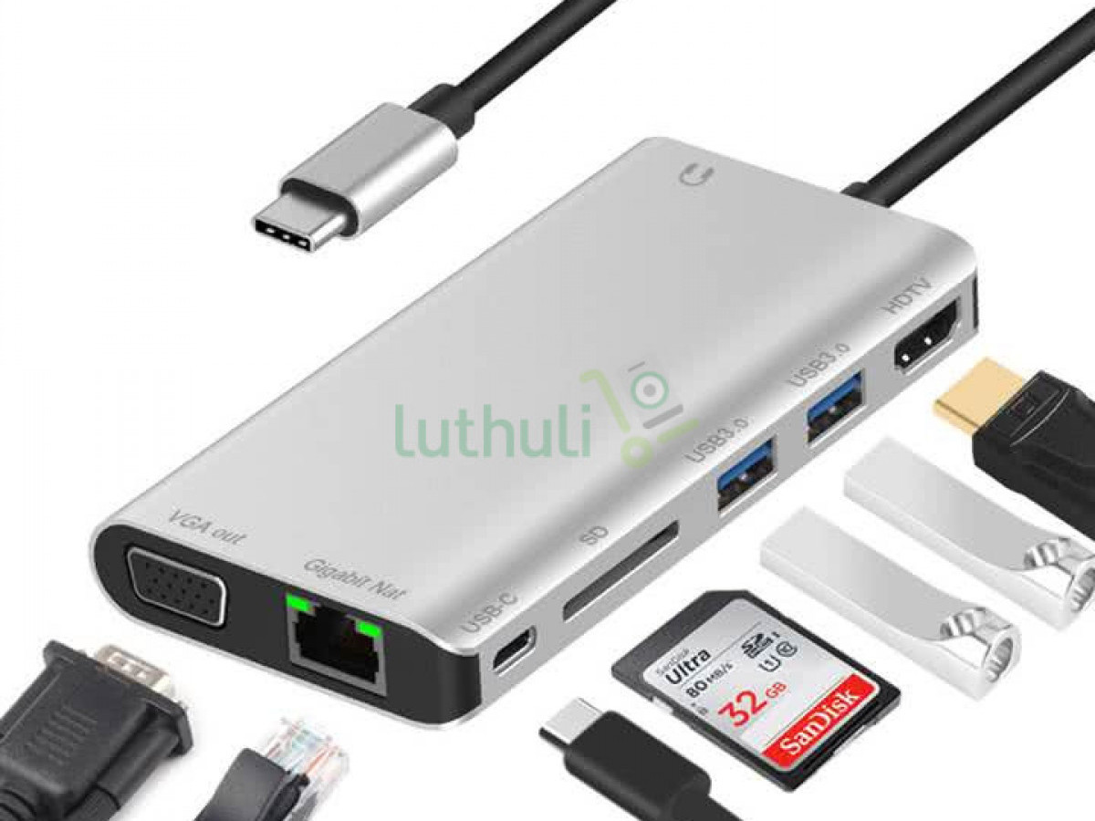 8 in 1 type c docking station. 8 in 1 type c docking station.
