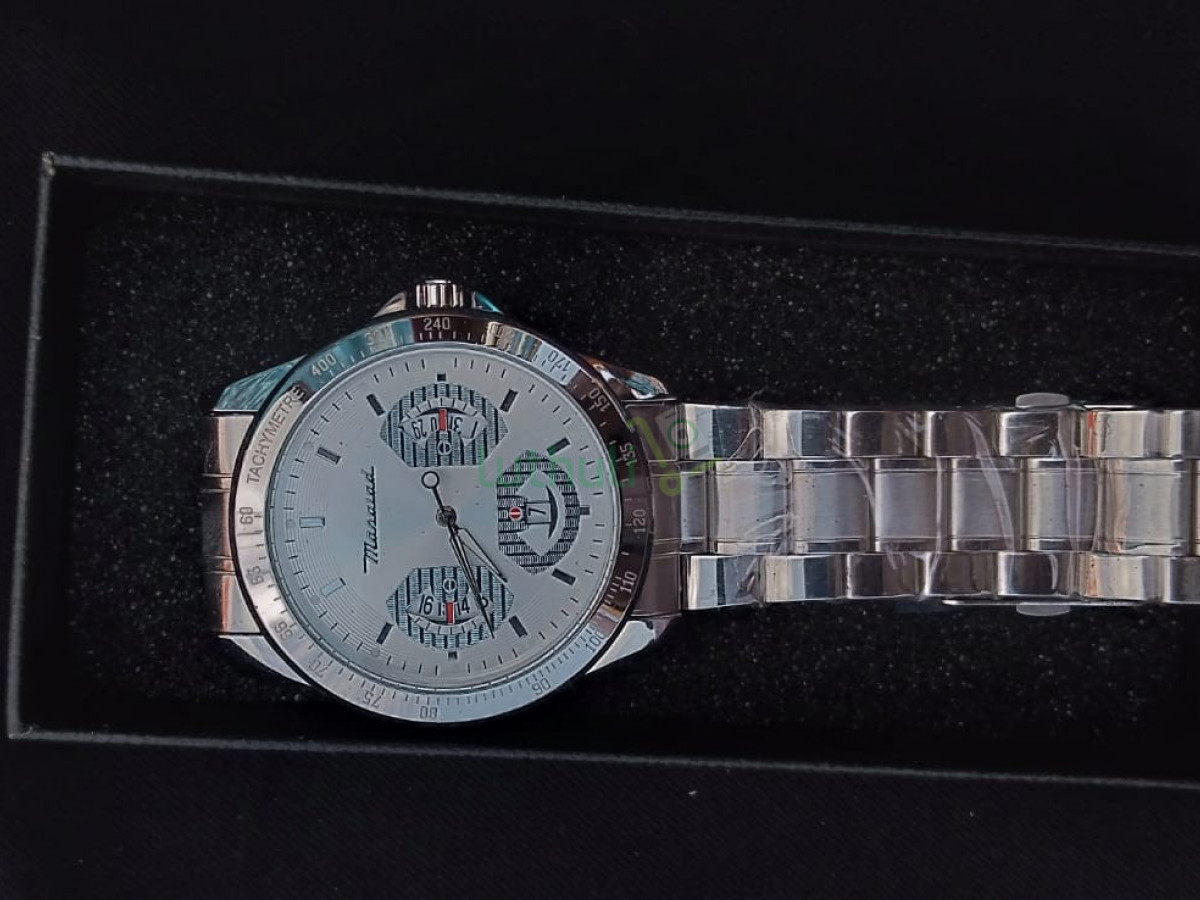 Functioning Stainless Steel Chain watch Functioning Stainless Steel Chain watch