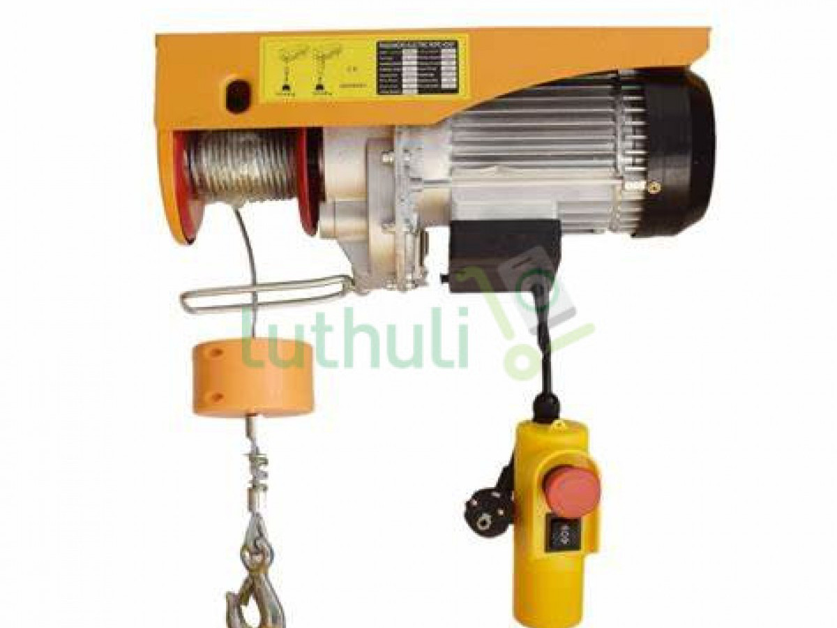 Electric motor hoist. Electric motor hoist.