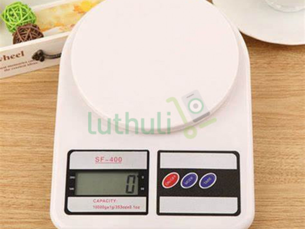 Electronic kitchen scale. Electronic kitchen scale.