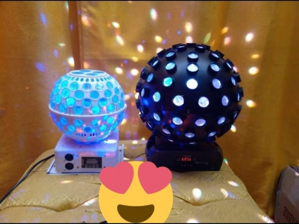 Magic Ball Disco Lights, Sound Driven Magic Ball Disco Lights, Sound Driven