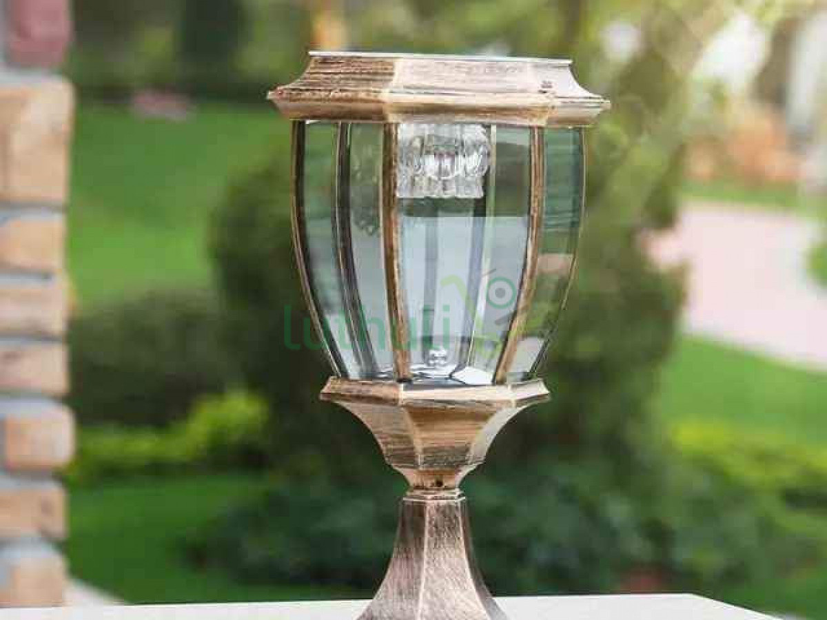 New solar gate lights. New solar gate lights.