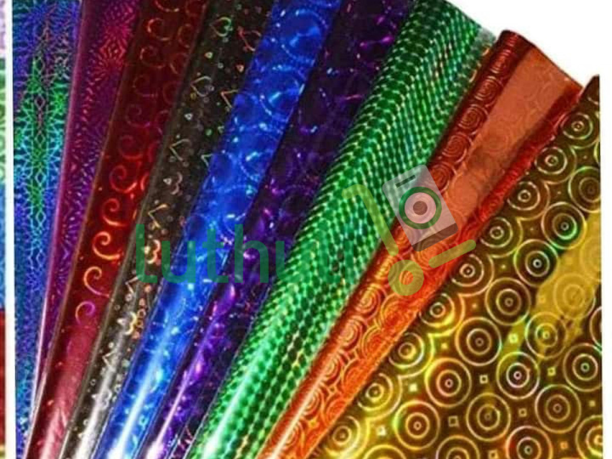 Gift wrapping paper roll Plastic sheets Gift wrapping paper roll Plastic sheets