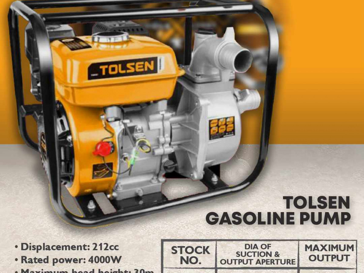 TOLSEN GASOLINE WATER PUMP 3 INCH TOLSEN GASOLINE WATER PUMP 3 INCH