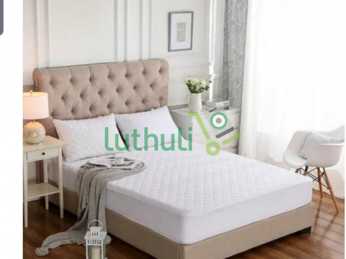 White Waterproof Mattress Protector. White Waterproof Mattress Protector.
