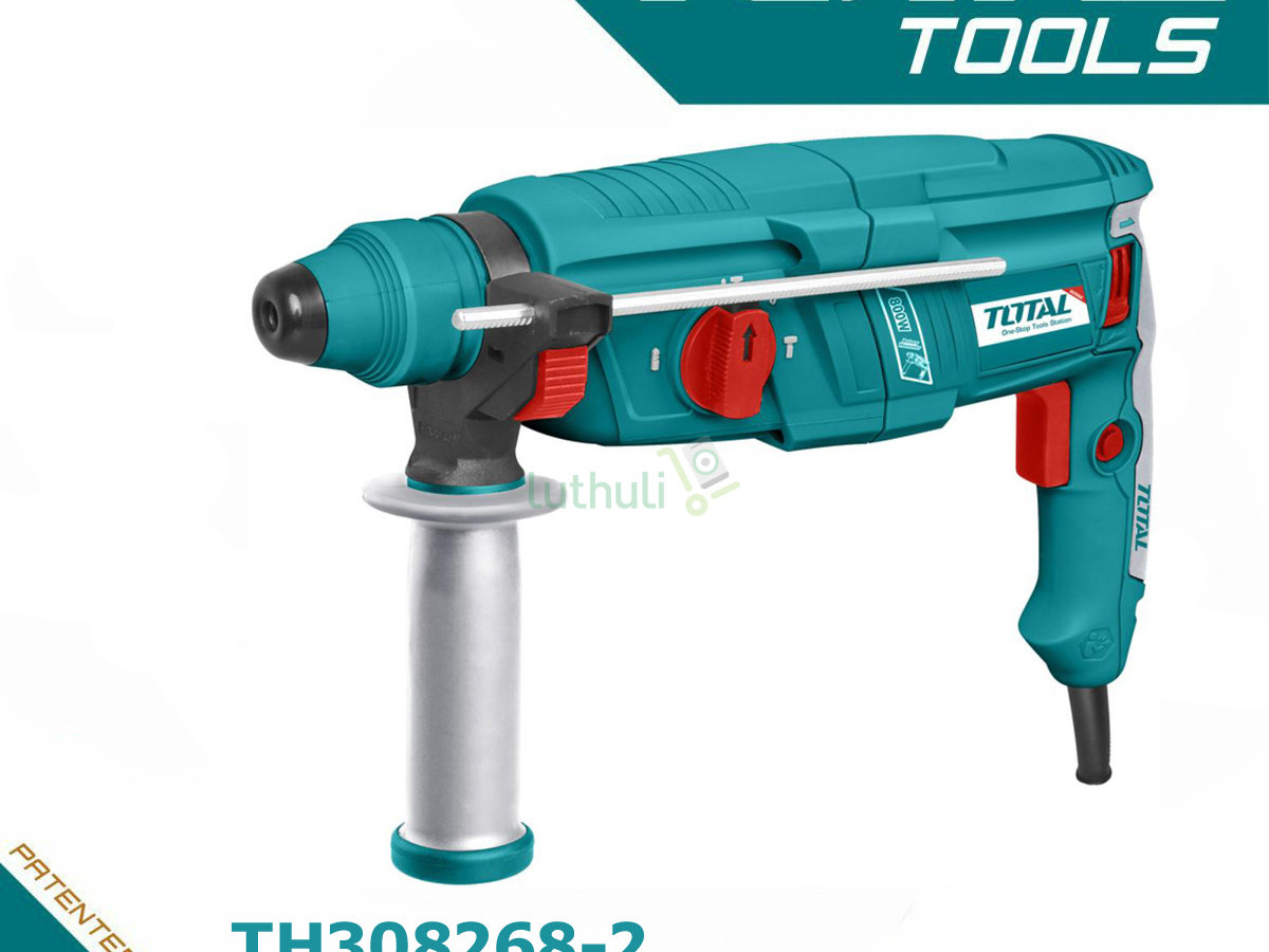 TOTAL Rotary Hammer Drill Machine 800W. TOTAL Rotary Hammer Drill Machine 800W.