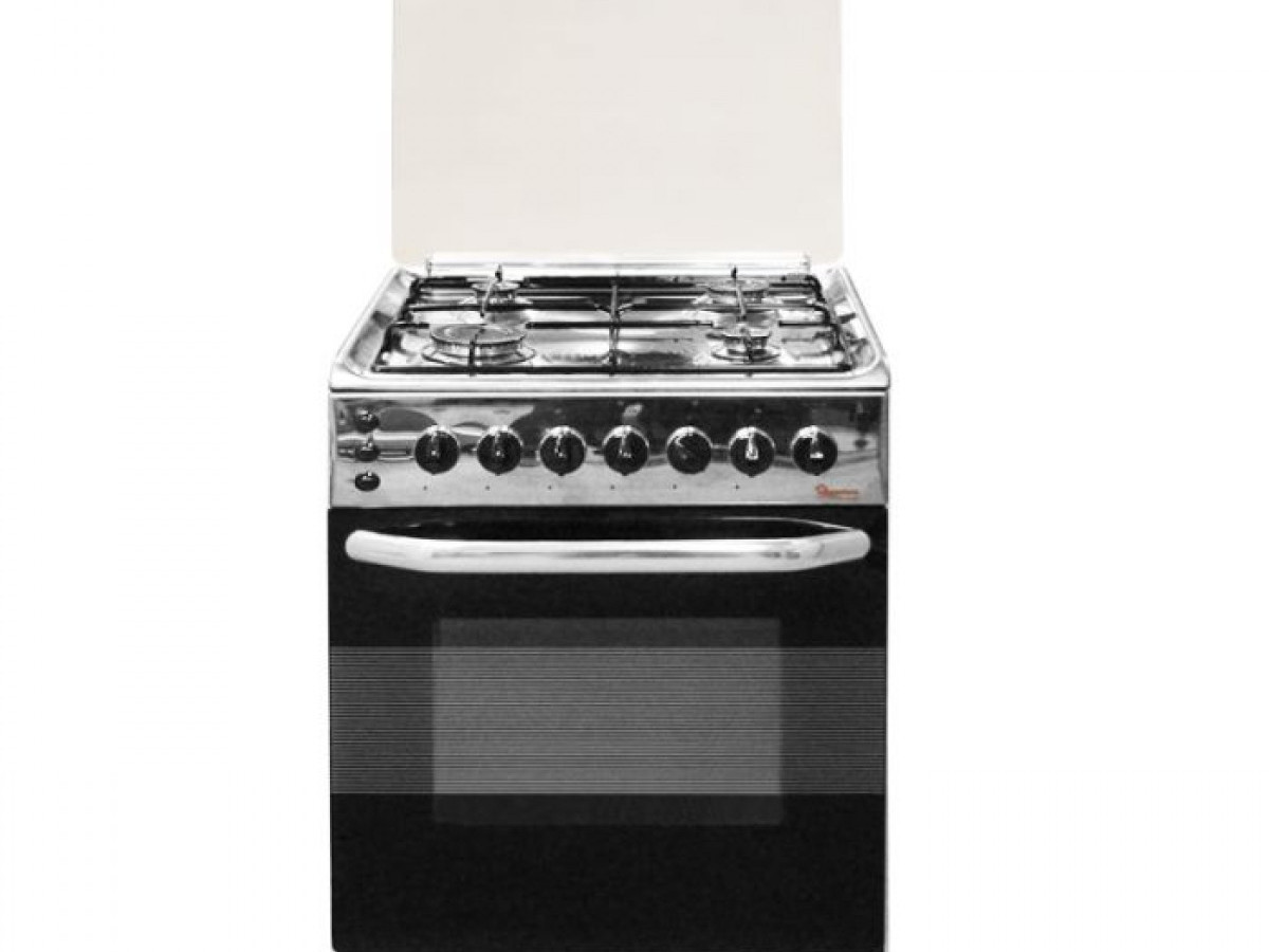 4GAS 55X55STAINLESS STEEL COOKER 5695- EB/301 4GAS 55X55STAINLESS STEEL COOKER 5695- EB/301