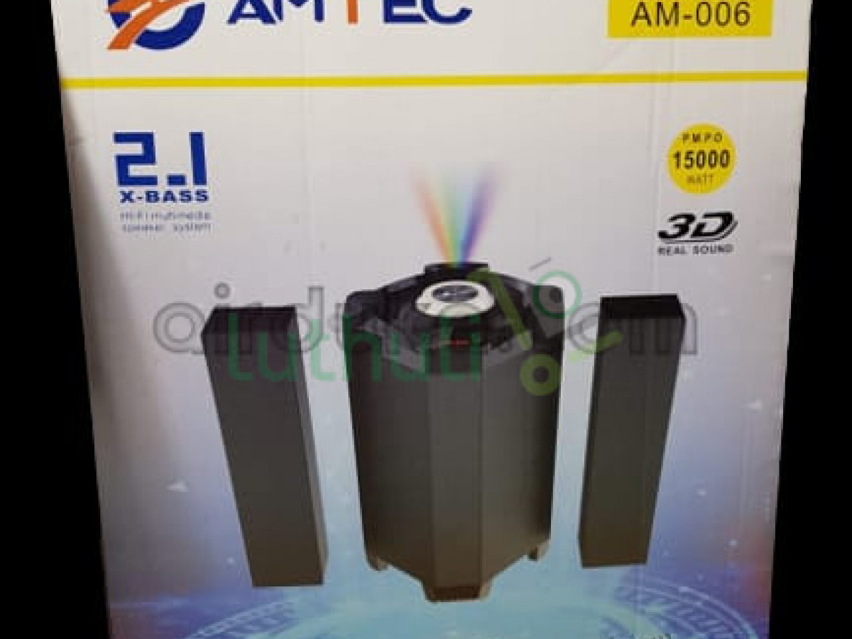 Amtec AM-006 2.1ch X-Bass Subwoofer. Amtec AM-006 2.1ch X-Bass Subwoofer.