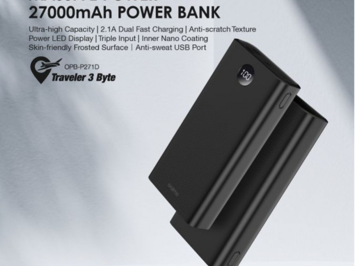 oraimo Traveler 3 Byte 27000mAh powerbank oraimo Traveler 3 Byte 27000mAh powerbank