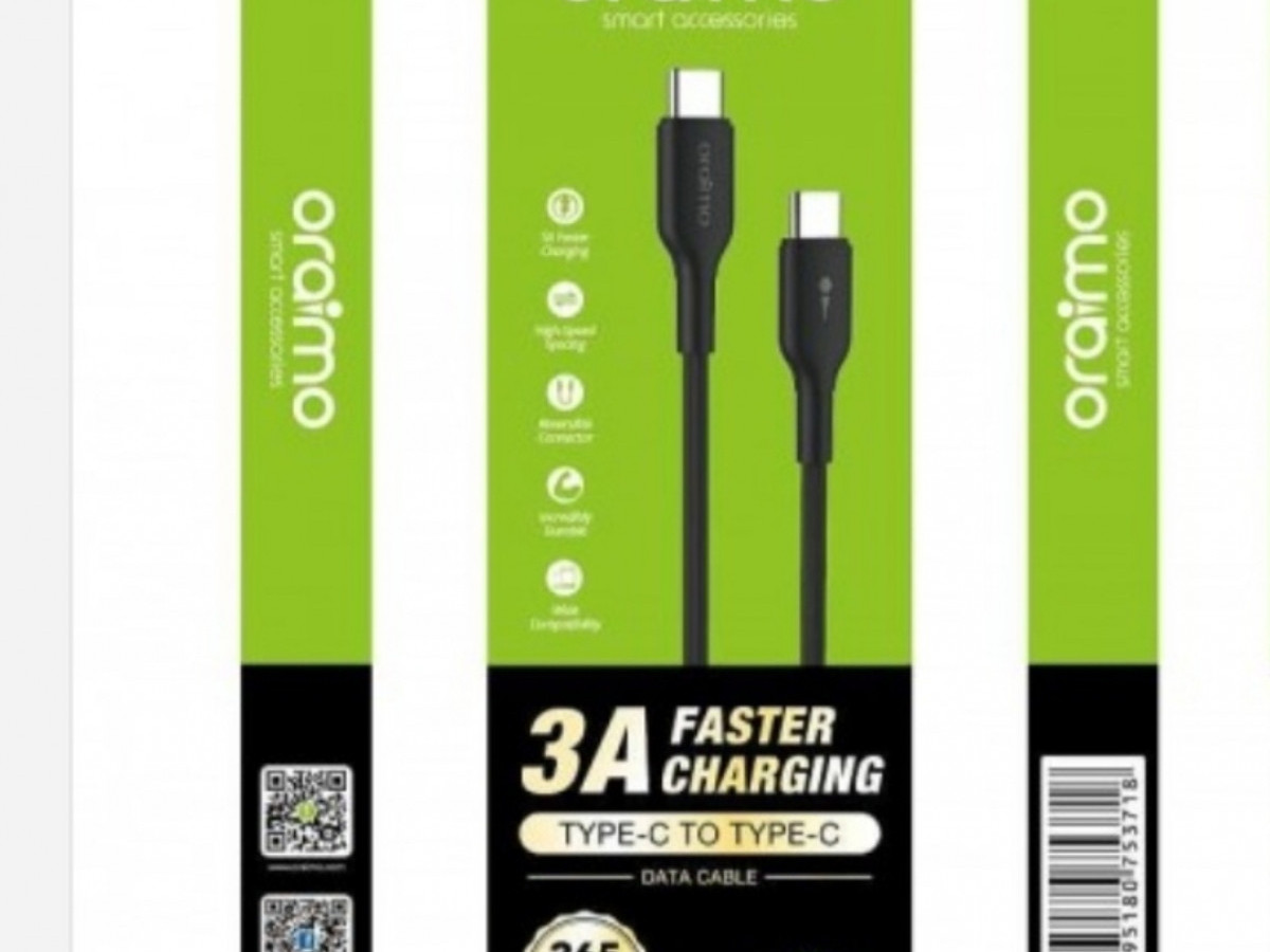 Oraimo Type-C to Type-C cable Oraimo Type-C to Type-C cable