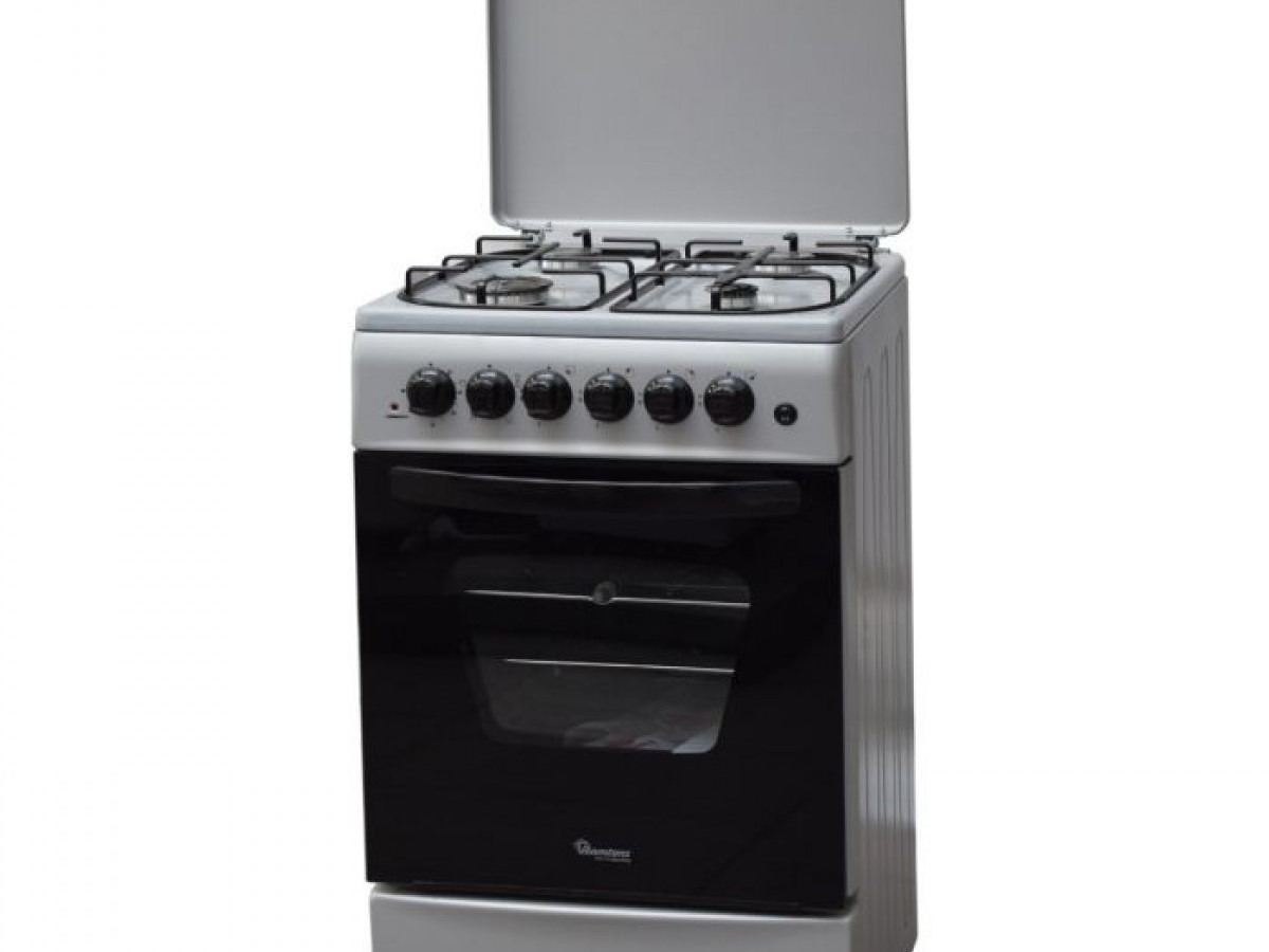 4GAS+ELECTRIC OVEN50X50 SILVER COOKER- RF/316 4GAS+ELECTRIC OVEN50X50 SILVER COOKER- RF/316