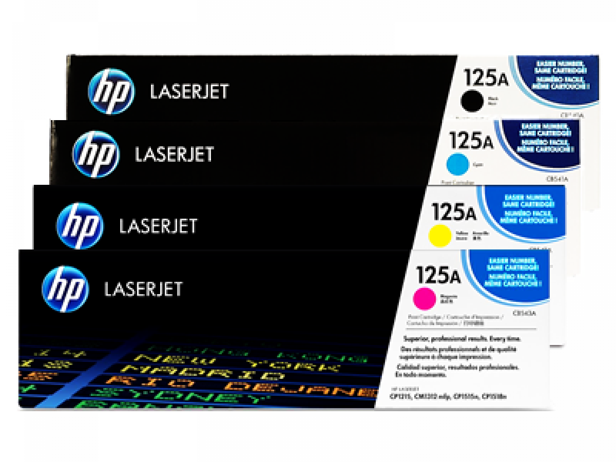 HP 125A | CB541A, CB542A, CB543A | 3 Toner HP 125A | CB541A, CB542A, CB543A | 3 Toner