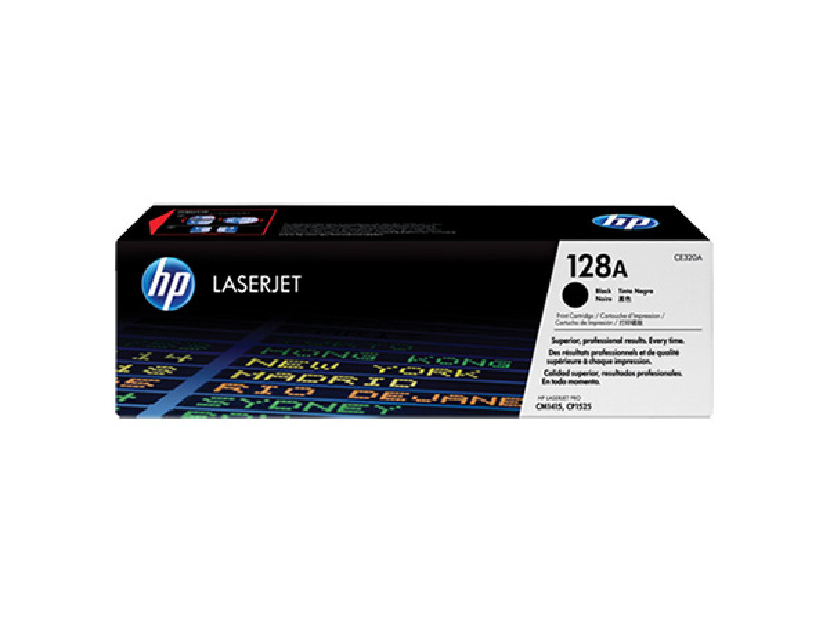 HP 128A Black Toner Original LaserJet (CE320A HP 128A Black Toner Original LaserJet (CE320A