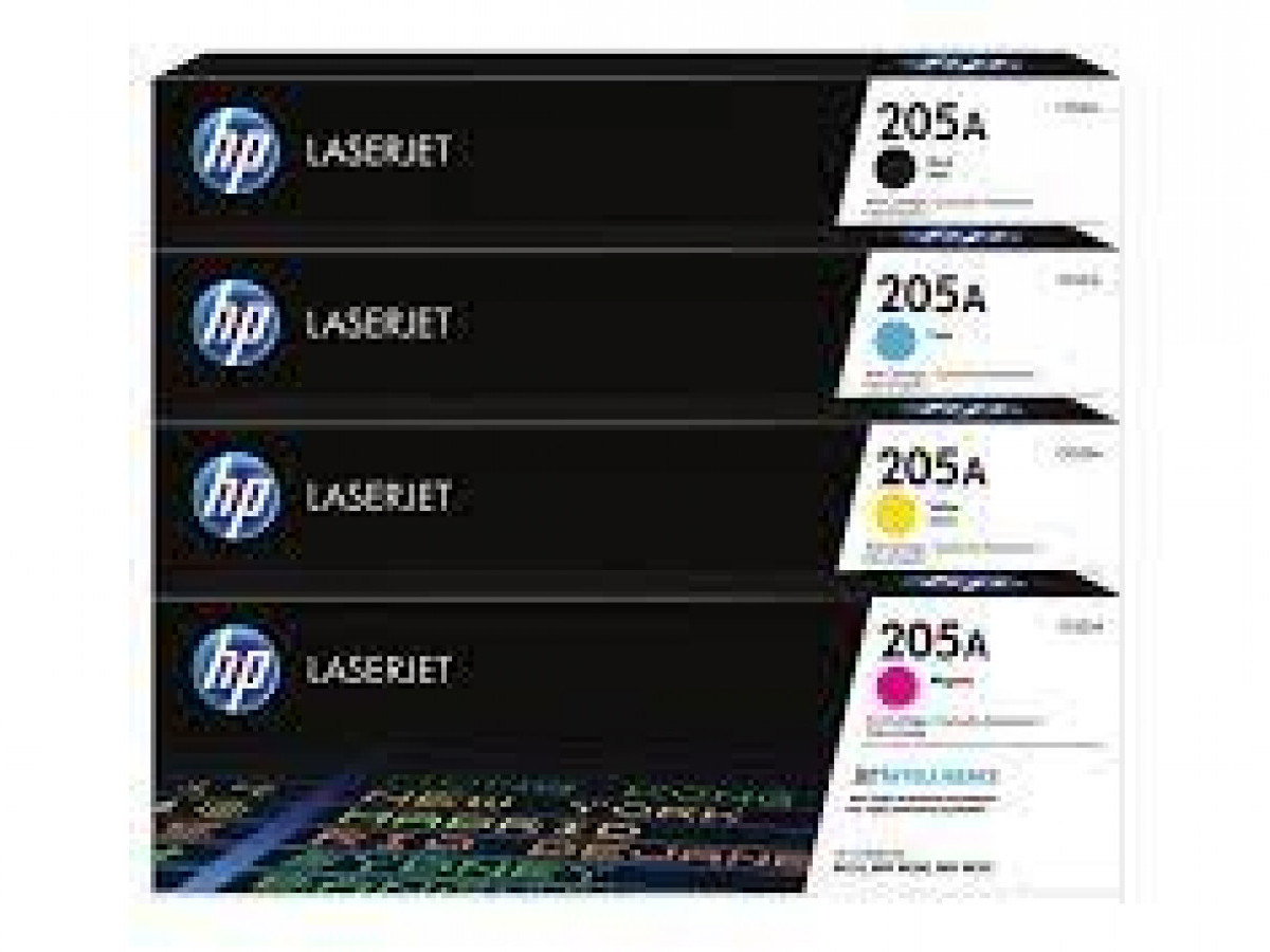 HP 205A 4 Colour Toner Cartridge Multipack HP 205A 4 Colour Toner Cartridge Multipack