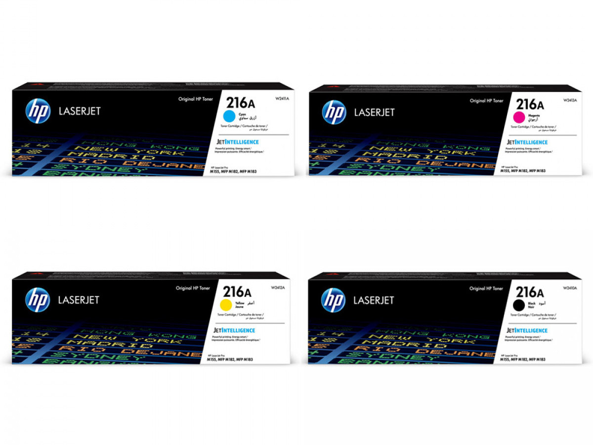 HP 216A Toner Pack (W2410A W2411A W2412/3A) HP 216A Toner Pack (W2410A W2411A W2412/3A)