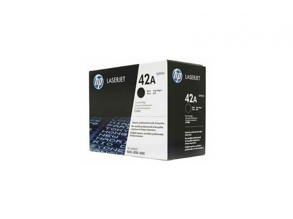 HP 42A Black Toner Original LaserJet (Q5942A) HP 42A Black Toner Original LaserJet (Q5942A)