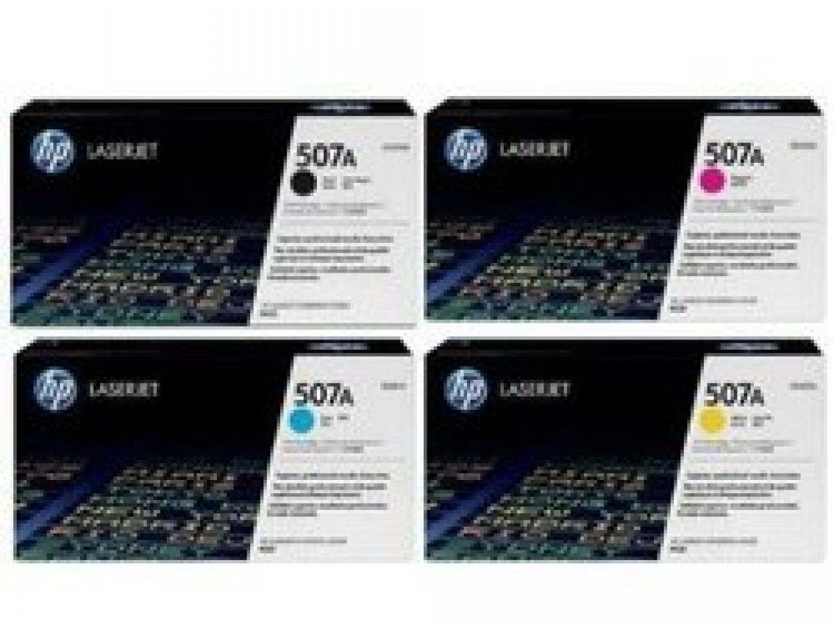 HP 507A Full Set Original Toners HP 507A Full Set Original Toners