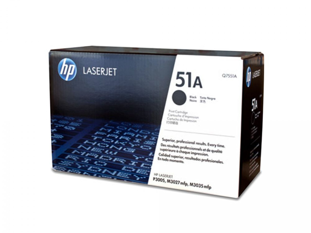 HP 51A Black Toner Original LaserJet (Q7551A) HP 51A Black Toner Original LaserJet (Q7551A)