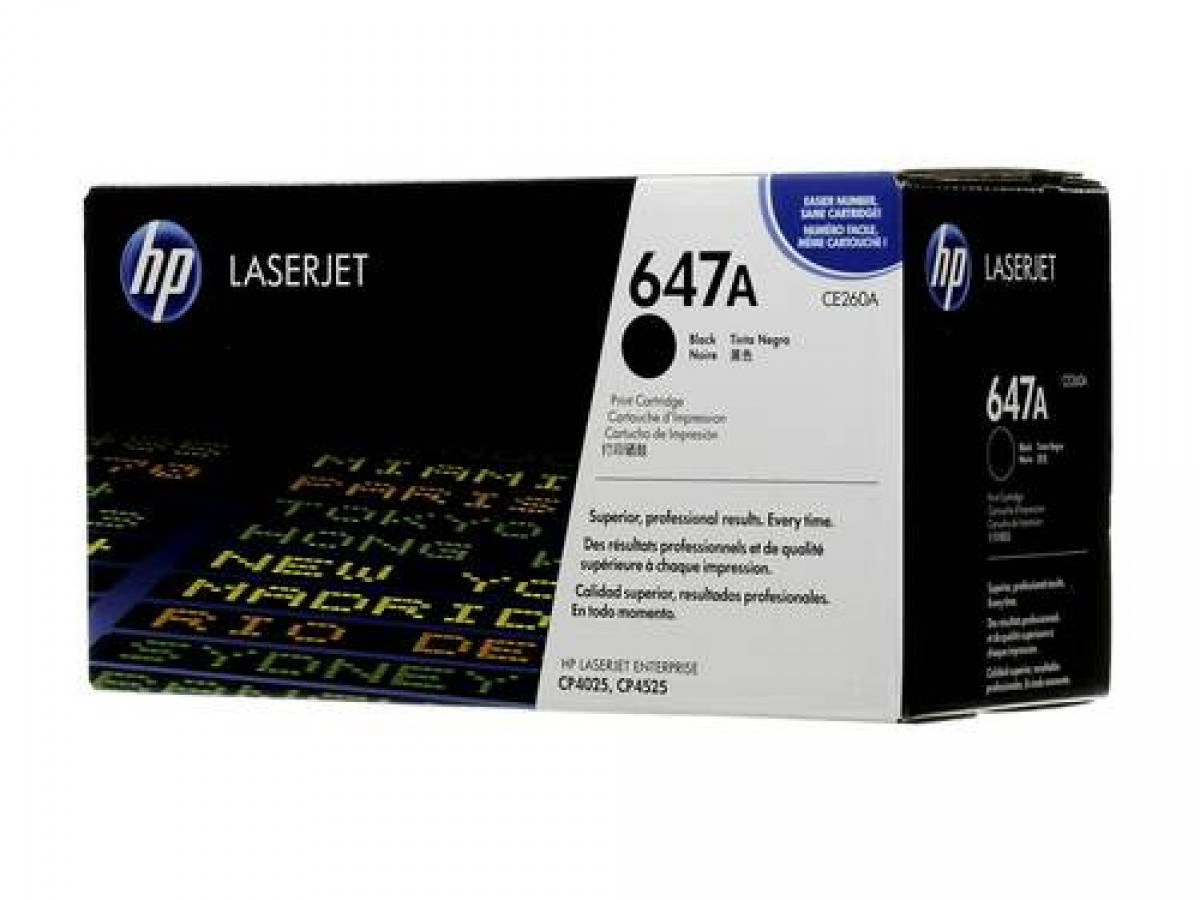 HP 647A Black Toner LaserJet Cartridge HP 647A Black Toner LaserJet Cartridge