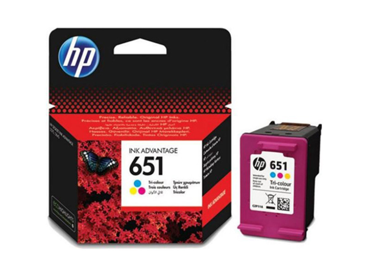 HP 651 Tri-color Cartridge Ink (C2P11AE) HP 651 Tri-color Cartridge Ink (C2P11AE)