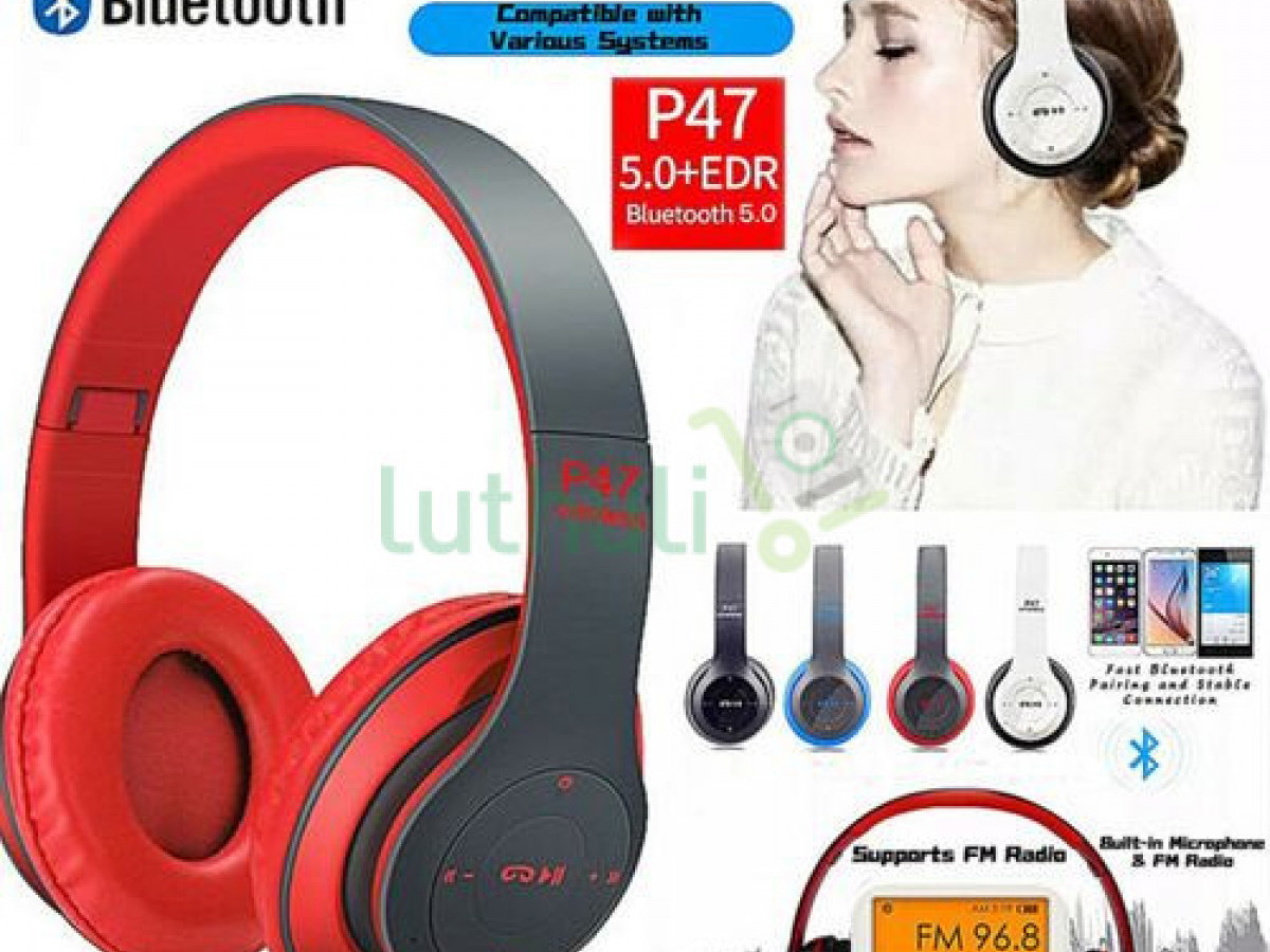 P47 Wireless Bluetooth Music Headphones P47 Wireless Bluetooth Music Headphones