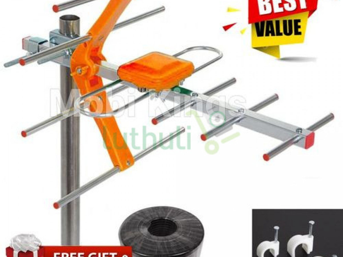 Phelistar Digital TV Aerial + Free Cable Clip Phelistar Digital TV Aerial + Free Cable Clip