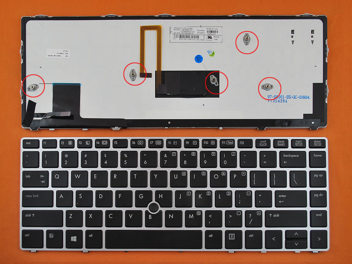 HP EliteBook 9470m/9480m Replacement Keyboard HP EliteBook 9470m/9480m Replacement Keyboard