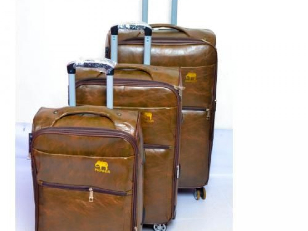 Trolley travelling luggage pu leather luggage Trolley travelling luggage pu leather luggage