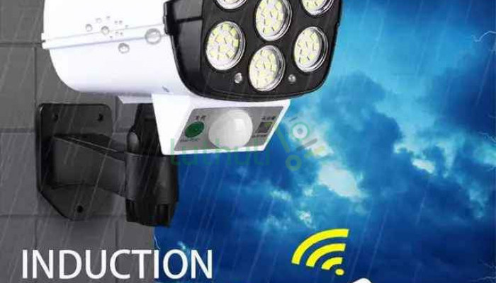 Solar dummy camera lights.