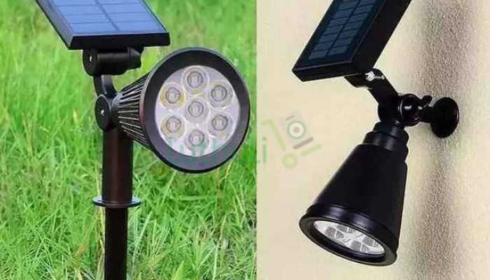 Solar powered sport lights gardens lights.