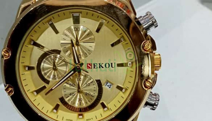 Vintage silver Sikou watch.