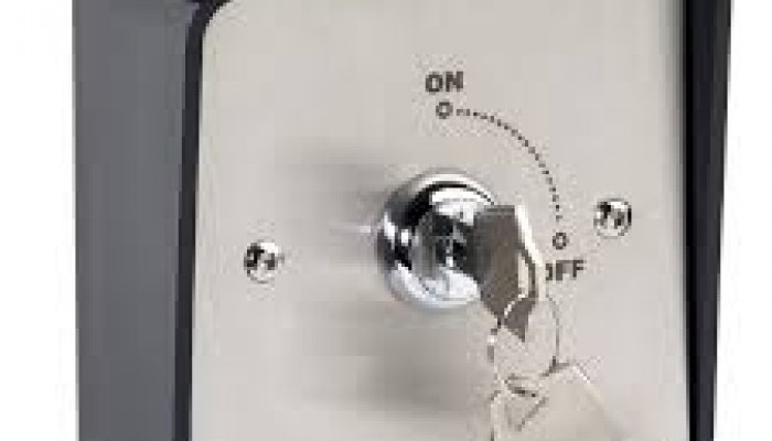 Key Switch with LED Indicator Push Button